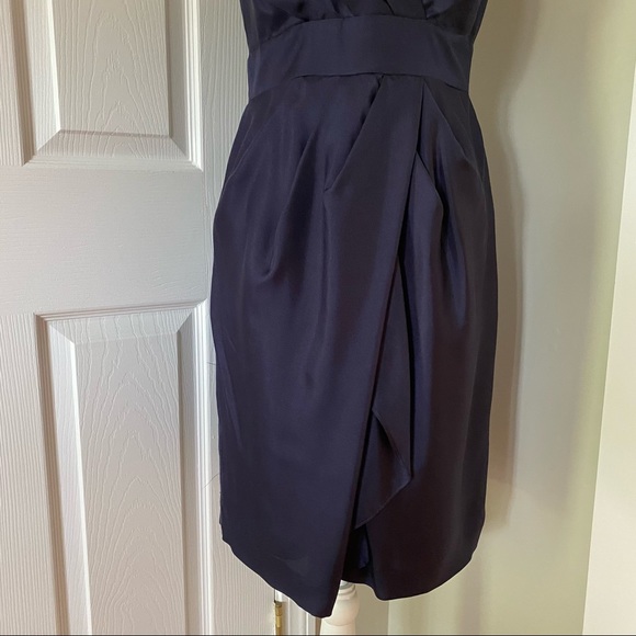 NWT Navy Sleeveless Silk Banana Republic Dress, 2 - Picture 4 of 15